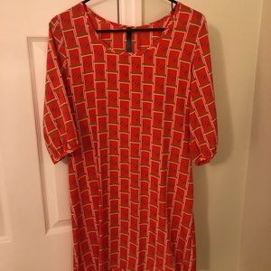 Boutique Orange Dress Great for Gamedays Size Medium